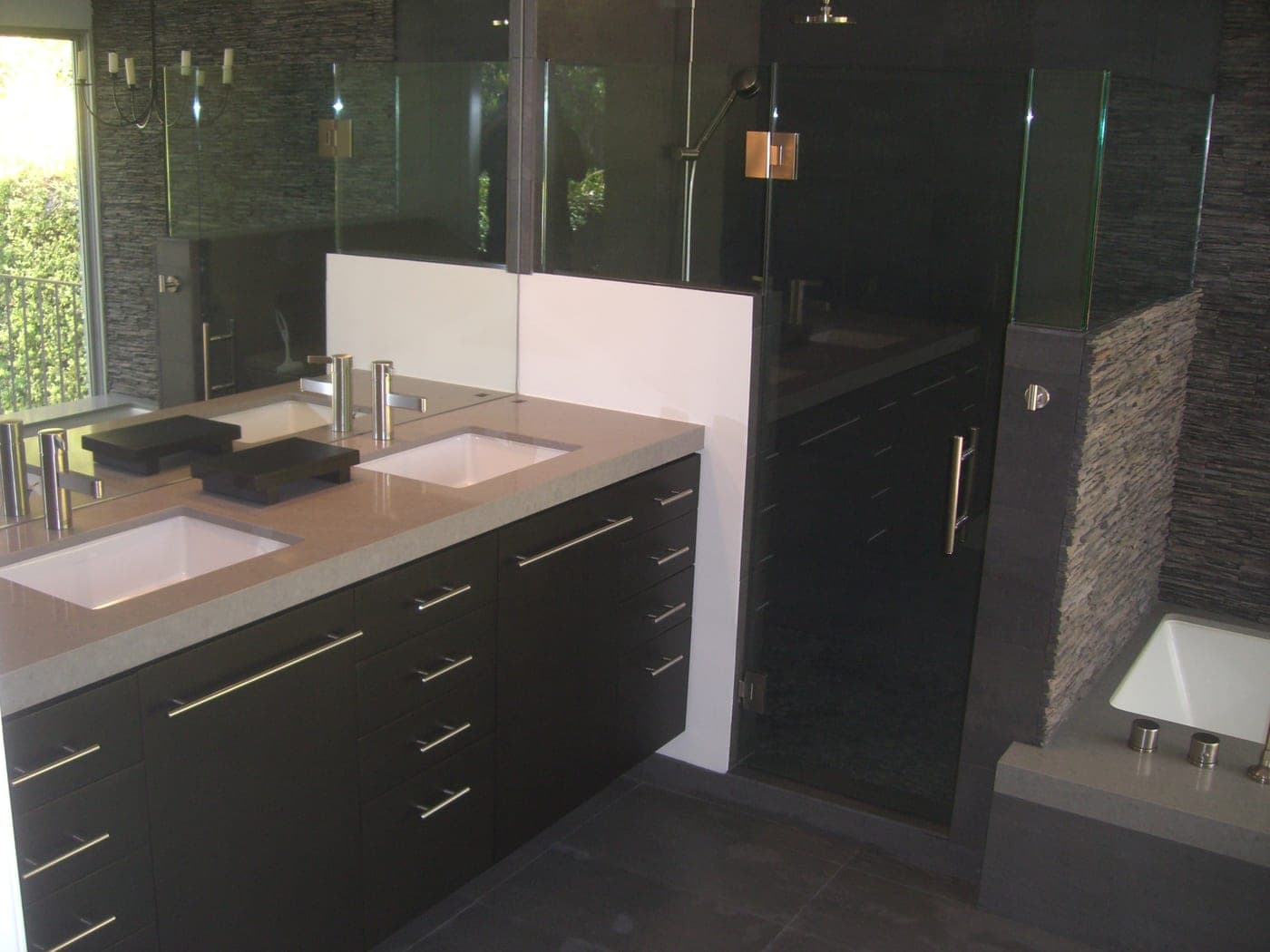Woodland Hills Primary Bath — completed bathroom by Accelerate Construction in Woodland Hills, CA