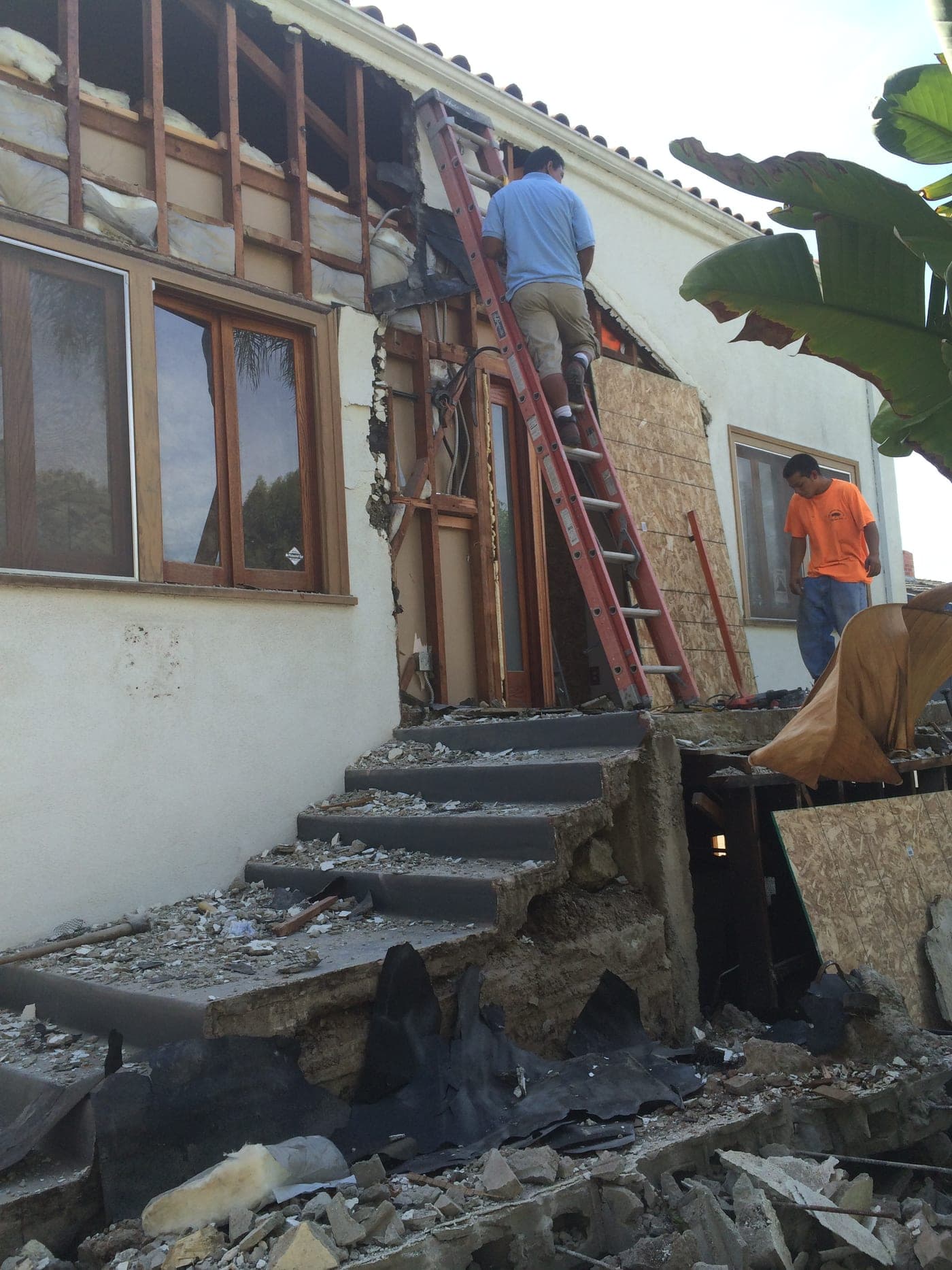 Los Angeles House Extension & Basement — During photo 2