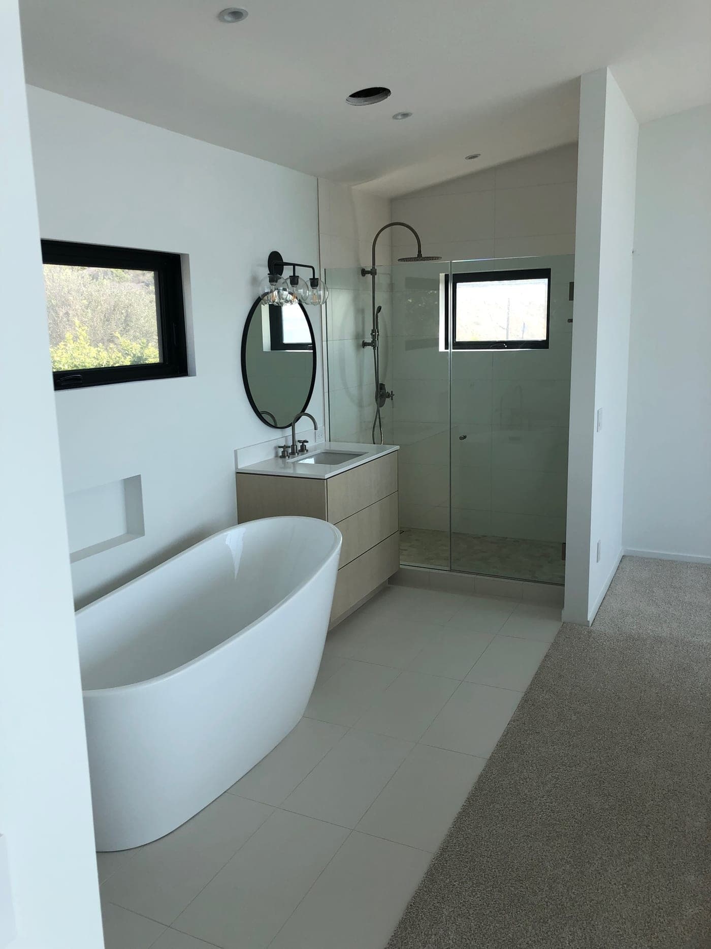 Malibu Bathroom Renovation — completed bathroom by Accelerate Construction in Malibu, CA