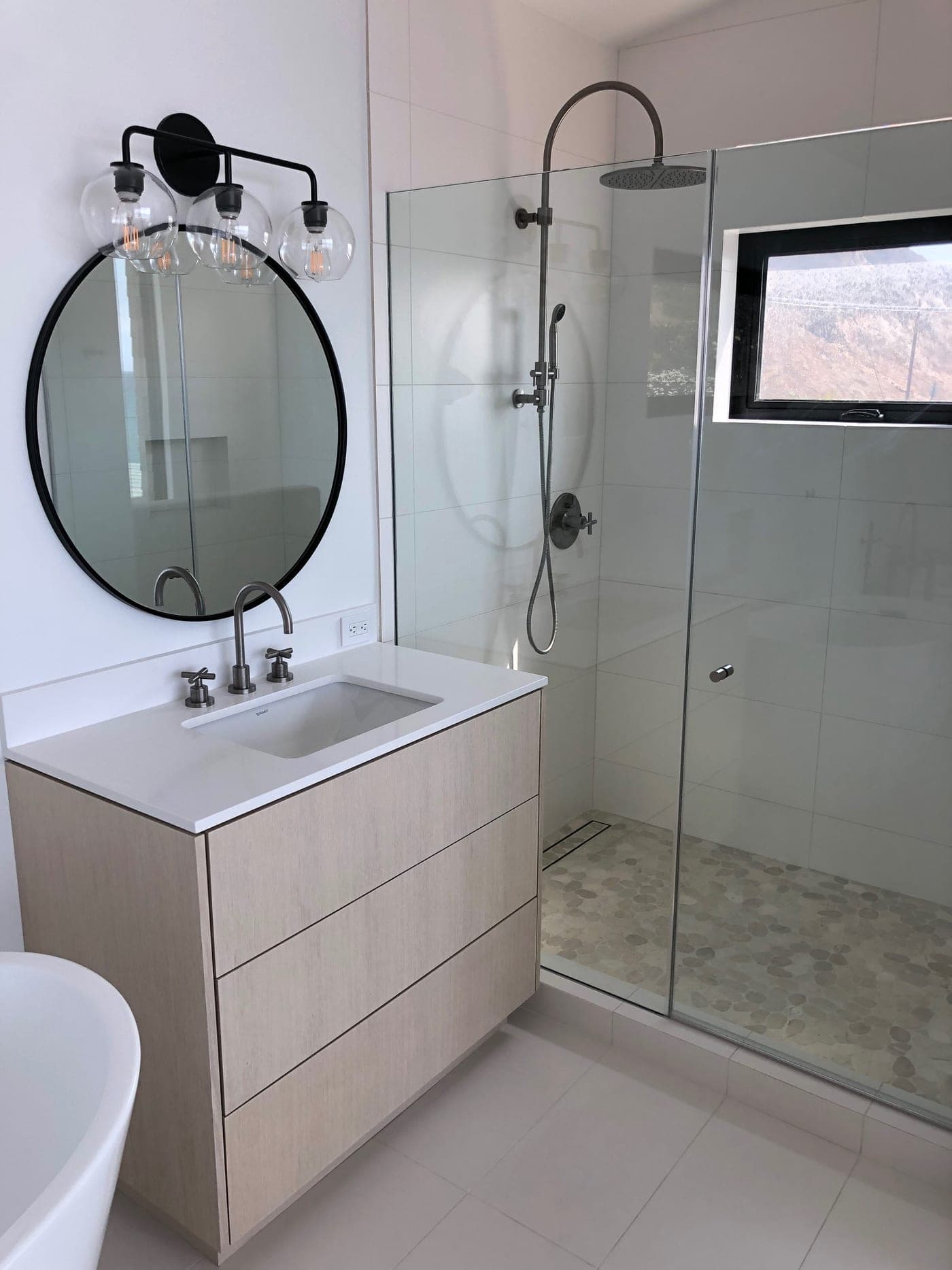 Malibu Bathroom Renovation — completed bathroom by Accelerate Construction in Malibu, CA