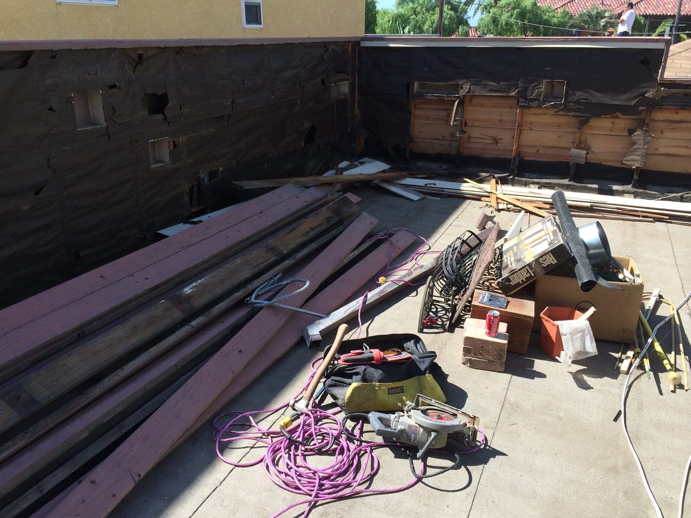 Playa del Rey Stucco, Deck & Railing — During photo 7