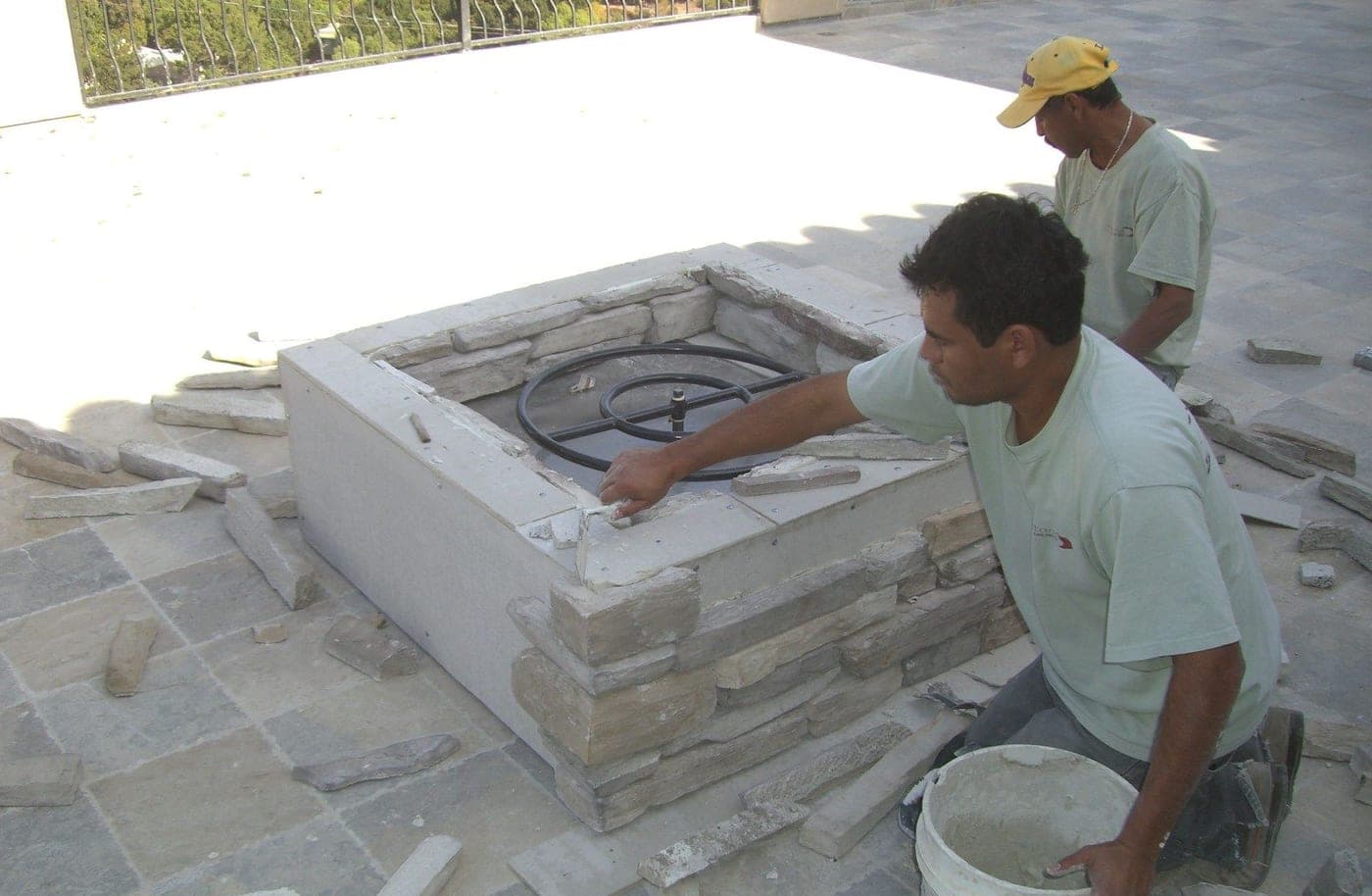 Studio City Deck Repair & Firepit — During photo 20