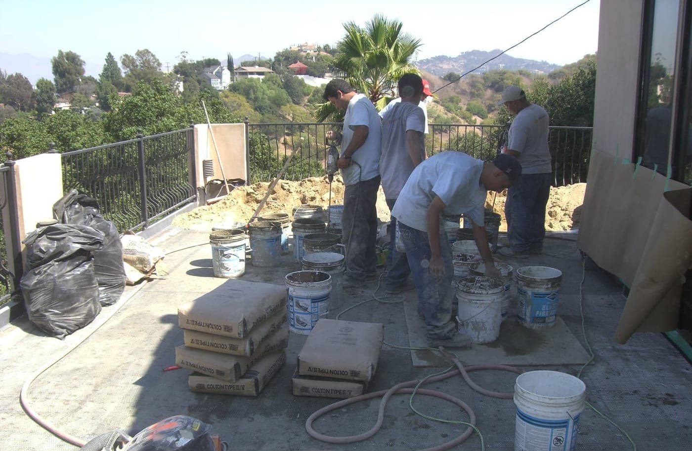 Studio City Deck Repair & Firepit — During photo 7