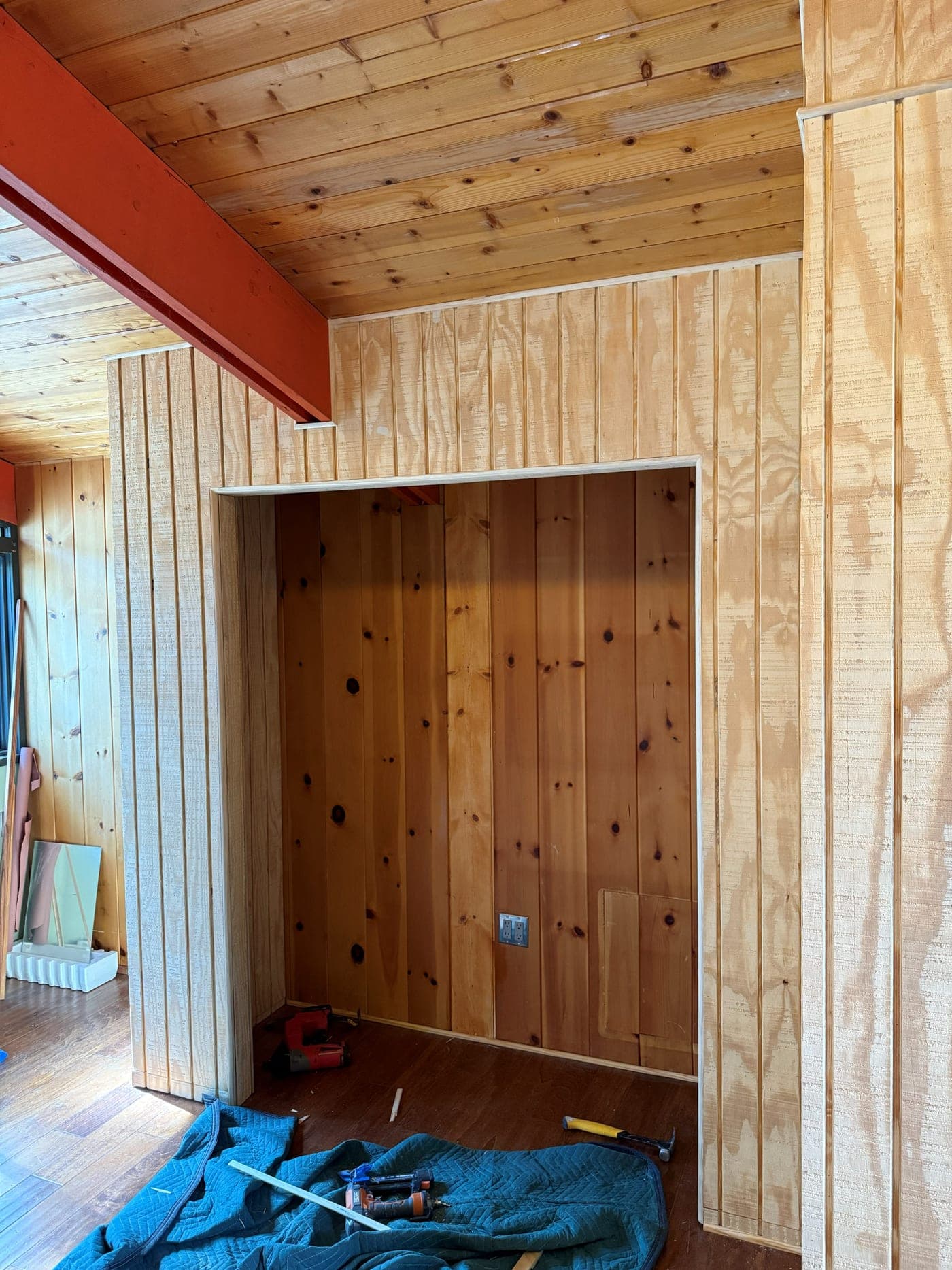 Wrightwood House Renovation — During photo 12