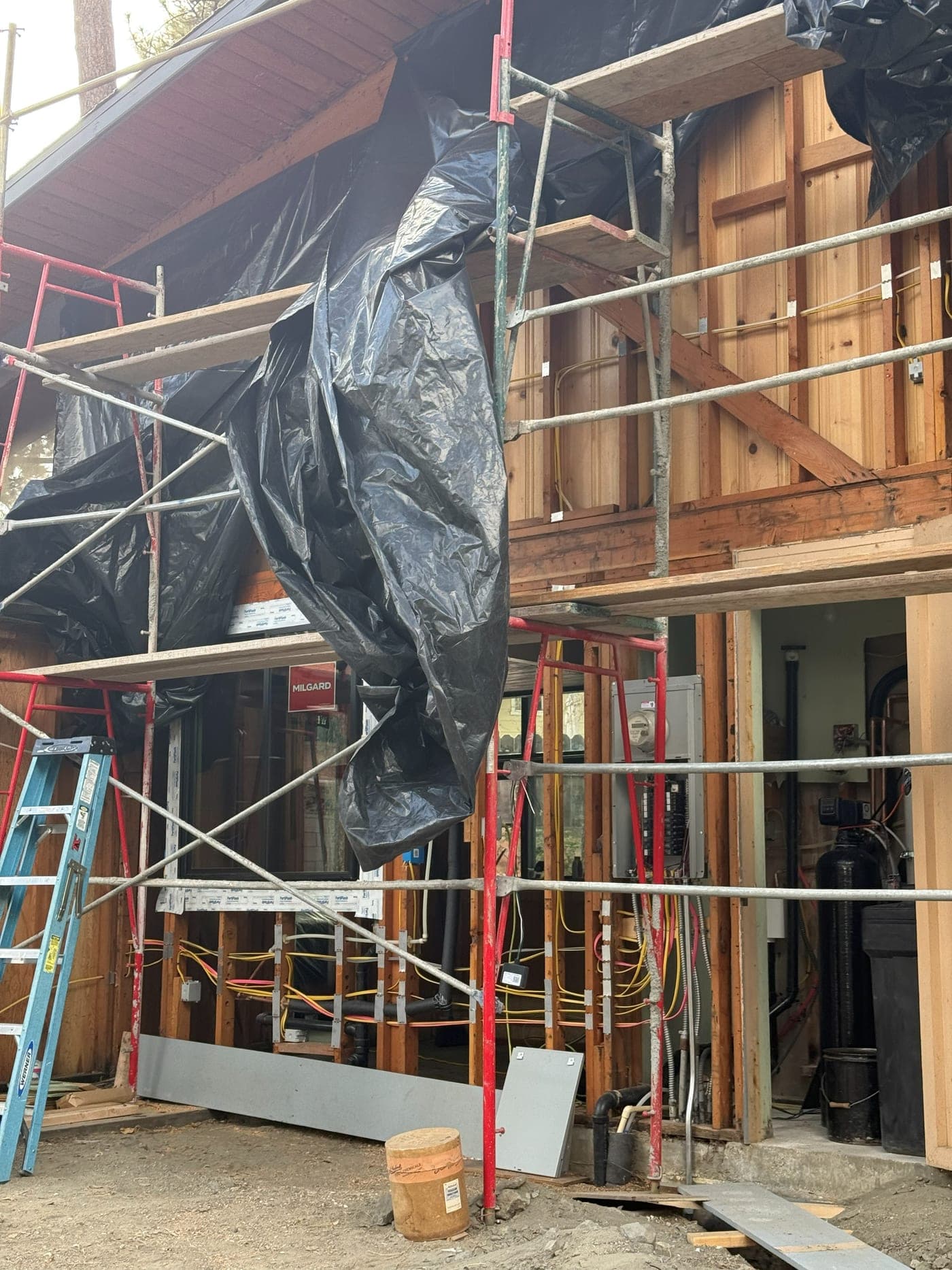 Wrightwood House Renovation — During photo 4